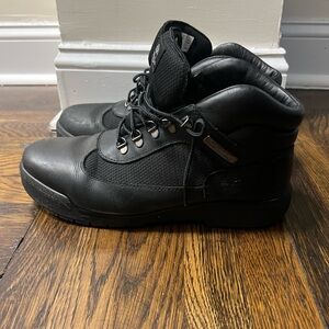 Timberland Men's Black Leather Boots